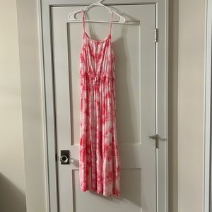 Pink and White Girls Dress
